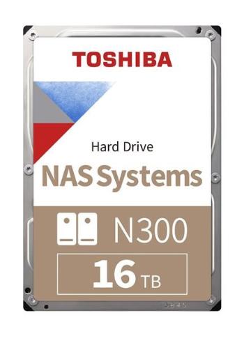 TOSHIBA HDD N300 NAS 16TB, SATA III, 7200 rpm, 512MB cache, 3, 5\", BULK