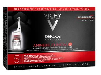 Vichy Dercos Aminexil clinical 5 multiúčelová kúra proti vypadávání vlasů pro muže 21 x 6 ml