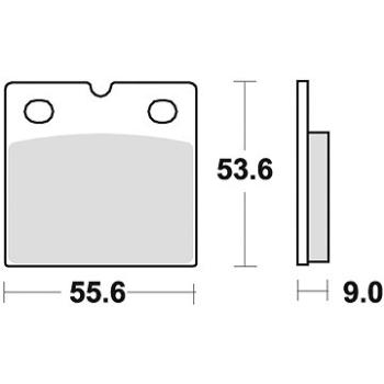 Braking brzdové destičky (sinterová směs CM56) (2ks) M501-269 (M501-269)