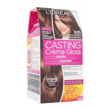 L'Oréal Paris Casting Creme Gloss 48 ml barva na vlasy pro ženy 635 Chocolate Bonbon