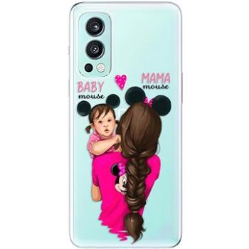iSaprio Mama Mouse Brunette and Girl pro OnePlus Nord 2 5G (mmbrugirl-TPU3-opN2-5G)