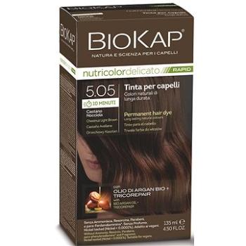 BIOKAP Delicato Rapid Barva na vlasy - 5.0 Kaštanová světlá přírodní 135 ml (8030243015266)