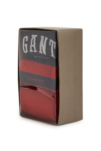 PONOŽKY GANT D2. SOCKS 3-PACK GIFT BOX modrá None