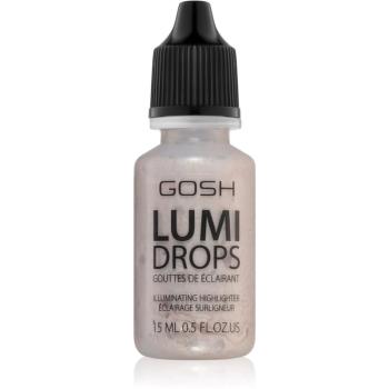 Gosh Lumi Drops tekutý rozjasňovač odstín 002 Vanilla 15 ml