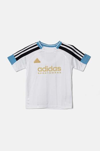 Dětské tričko adidas J NP TEE bílá barva, s potiskem, IY0143