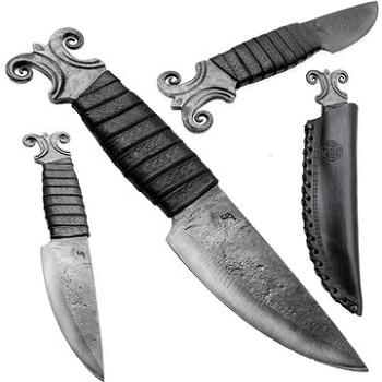 Madhammers Kovaný keltský nůž Beran s pochvou černý (QU-W3WR-OAZZ)