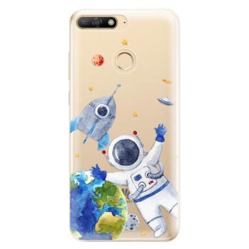 Odolné silikonové pouzdro iSaprio - Space 05 - Huawei Y6 Prime 2018