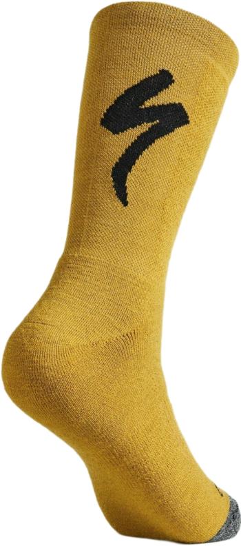 Specialized Merino Deep Winter Tall Logo Sock - harvest gold 46+