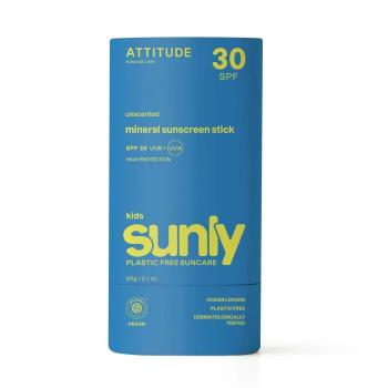 Attitude Dětská 100% minerální ochranná tyčinka na celé tělo SPF 30 bez vůně 60 g