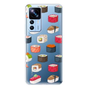 Odolné silikonové pouzdro iSaprio - Sushi Pattern - Xiaomi 12T / 12T Pro