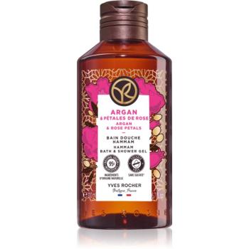 Yves Rocher Bain de Nature sprchový a koupelový gel Argan & Rose Petals 200 ml