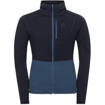 Odlo PERFORMANCE WOOL X-WARM HOODY Pánská mikina, černá, velikost M