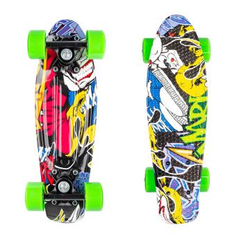 Mini penny board WORKER Colorico 17" Barva Frostfire (oranžovo-modrá)