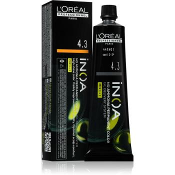 L’Oréal Professionnel Inoa permanentní barva na vlasy bez amoniaku odstín 4.3 60 ml