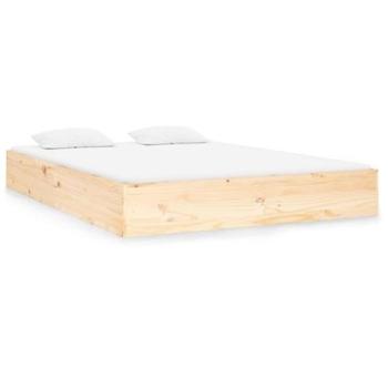Rám postele masivní dřevo 135 × 190 cm Double, 820077 (820077)
