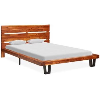 Rám postele s živou hranou masivní akáciové dřevo 120 cm (325284)