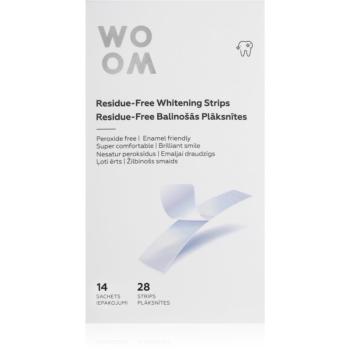 WOOM Residue-Free Whitening Strips bělicí zubní pásky 28 ks