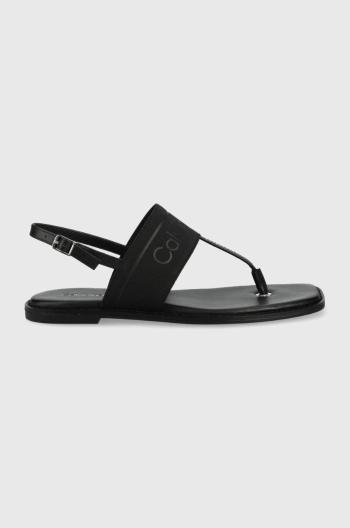 Sandály Calvin Klein dámské, černá barva