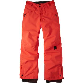 O'Neill ANVIL PANTS Chlapecké snowboardové/lyžařské kalhoty, červená, velikost 152