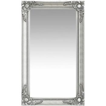 Nástěnné zrcadlo barokní styl 60 x 100 cm stříbrné (320342)