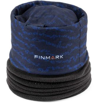 Finmark MULTIFUNCTIONAL SCARF Multifunkční šátek s fleecem, tmavě modrá, velikost UNI