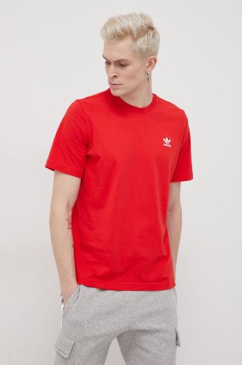 Bavlněné tričko adidas Originals HG3906 červená barva, hladký