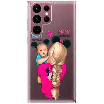 iSaprio Mama Mouse Blonde and Boy pro Samsung Galaxy S22 Ultra 5G (mmbloboy-TPU3-S22U-5G)