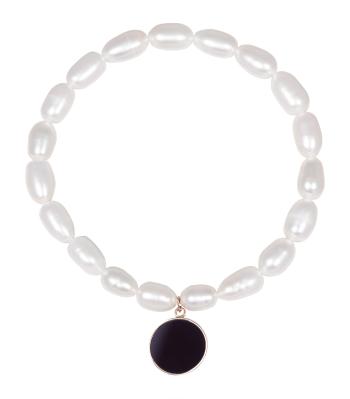 JwL Luxury Pearls Perlový náramek s přívěskem JL0527