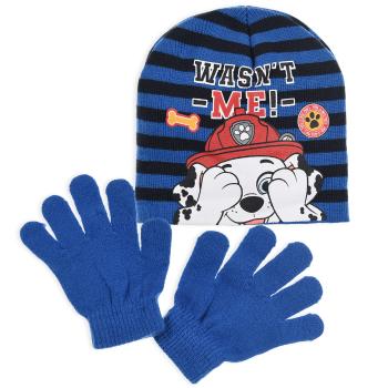 Dětská souprava čepice a rukavice PAW PATROL MARSHALL modrá Velikost: 54 cm