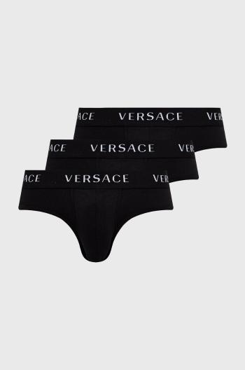 Spodní prádlo Versace (3-pack) pánské, černá barva