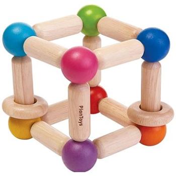 PlanToys tvarovací chrastítko - čtverec (8854740052452)