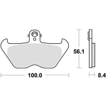 Braking brzdové destičky (sinterová směs CM55) (2ks) M501-217 (M501-217)