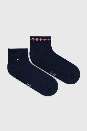 Ponožky Tommy Hilfiger 2-pack pánské, tmavomodrá barva, 701222187