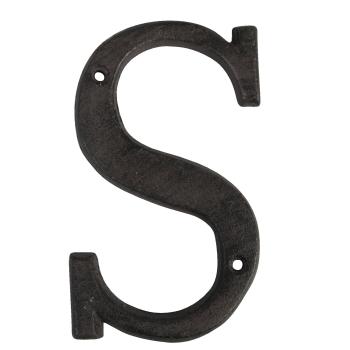 Nástěnné kovové písmeno S - 13 cm 6Y0840-S
