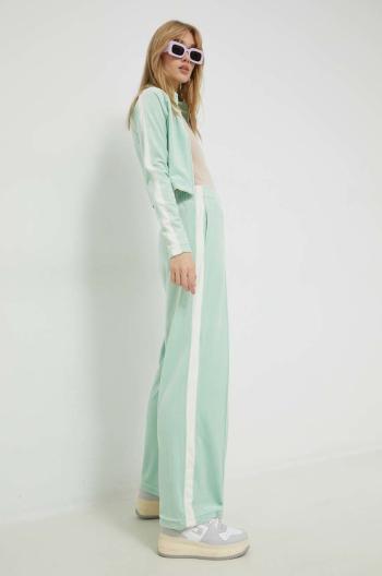 Tepláky Juicy Couture dámské, zelená barva, s aplikací