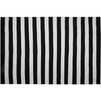 Koberec 160x230 cm černo-bílý TAVAS, 121371 (beliani_121371)