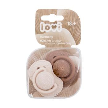 LOVI Harmony Dynamic Soother Girl 18m+ 2 ks dudlík pro děti