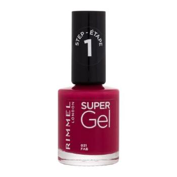 Rimmel London Super Gel STEP1 12 ml lak na nehty pro ženy 031  FAB