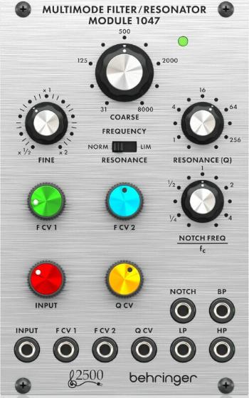 Behringer Multimode Filter Resonator Module 1047 Modulární systém