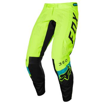 Motokrosové kalhoty FOX 360 Dier Fluo Yellow MX22  fluo žlutá  38