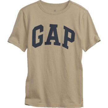GAP V-FRC BASIC LOGO ARCH TEE Chlapecké tričko, béžová, velikost S