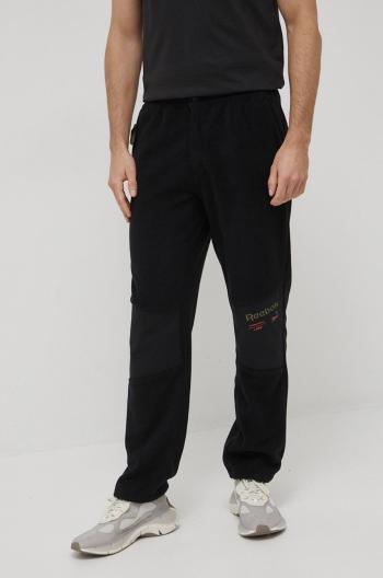 Kalhoty Reebok Classic HB5957 pánské, černá barva, jednoduché