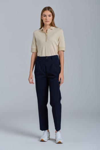 KALHOTY GANT D1. COTTON HW PLEATED CHINOS modrá 36