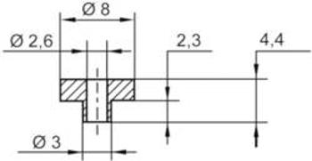 Izolační objímka TRU COMPONENTS TC-V5817-203, 1586599