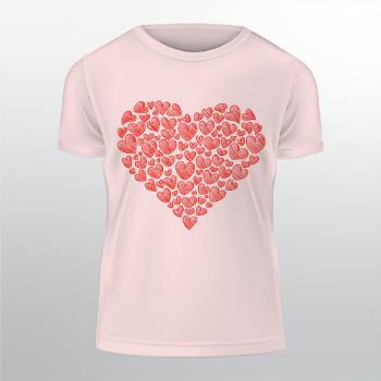 Pánské tričko Classic Heavy Zamilované srdce
