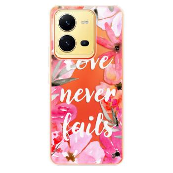 Odolné silikonové pouzdro iSaprio - Love Never Fails - Vivo X80 Lite 5G