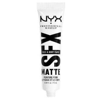 NYX Professional Makeup SFX Face And Body Paint Matte 15 ml make-up pro ženy 06 White Frost na všechny typy pleti