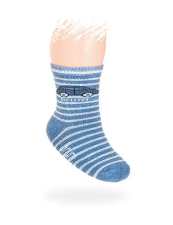 WOLA Kojenecké ponožky vzor AUTÍČKO Velikost: 15-17