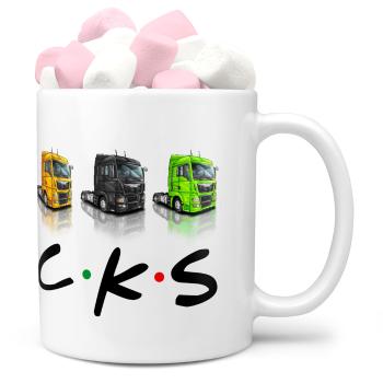 Hrnek Trucks (Náplň hrníčku: Marshmallow)