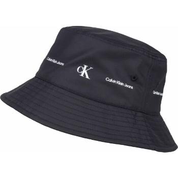 Calvin Klein STRIPE LOGO BUCKET HAT Unisex klobouk, černá, velikost UNI